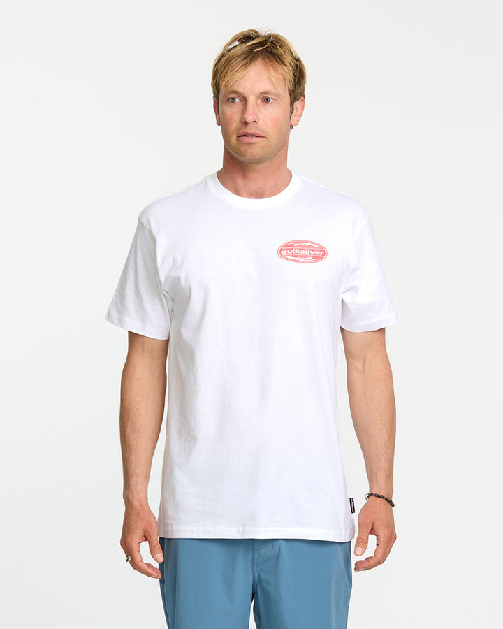 Quiksilver 2000S Boarding T-Shirt - White - Sun Diego Boardshop