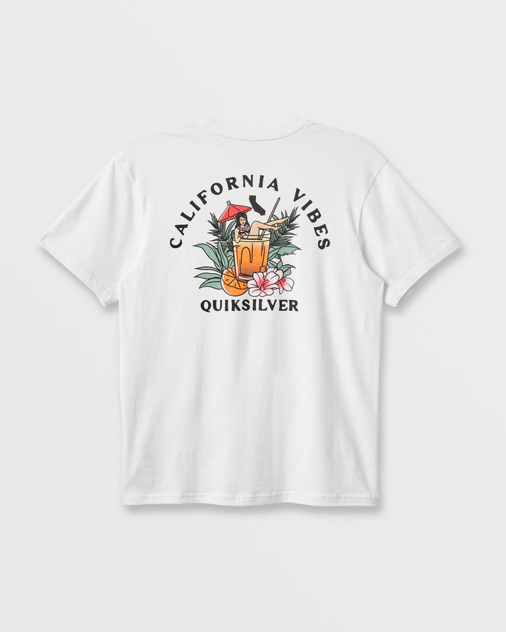 Quiksilver Ca California Vibes Classic T-Shirt - White - Sun Diego Boardshop
