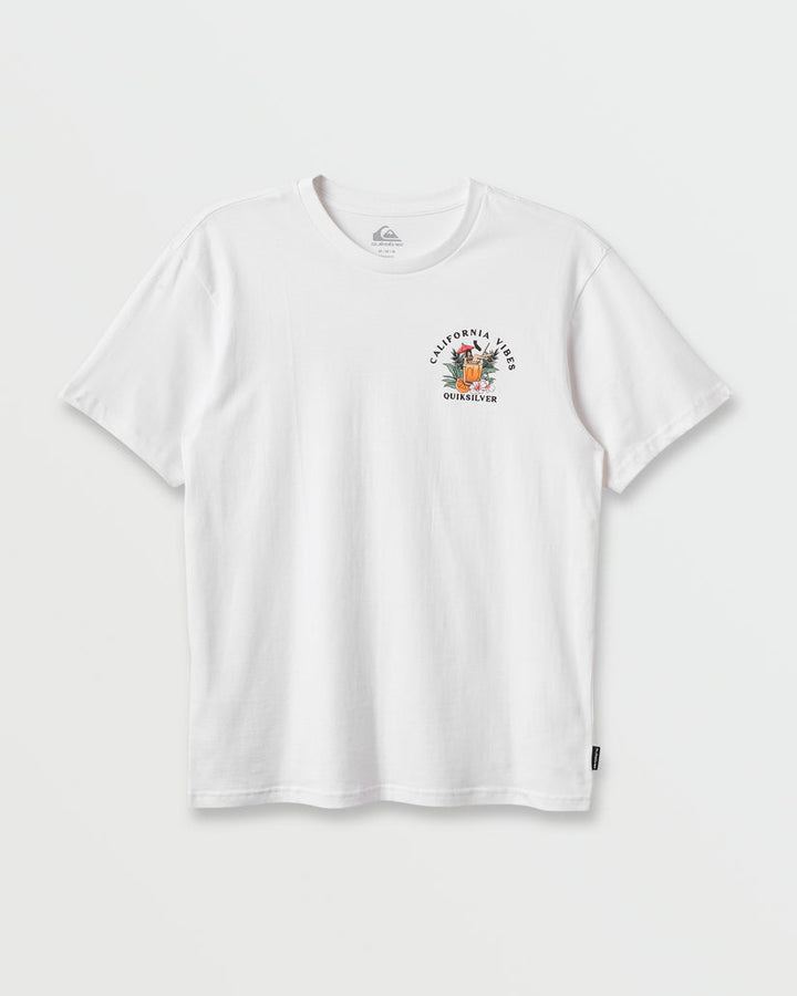 Quiksilver Ca California Vibes Classic T-Shirt - White - Sun Diego Boardshop