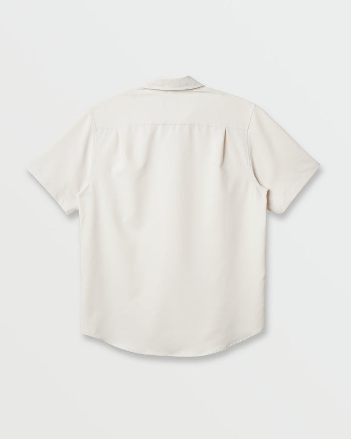 Quiksilver Allport Classic Short Sleeve Shirt - Silver Birch - Sun Diego Boardshop