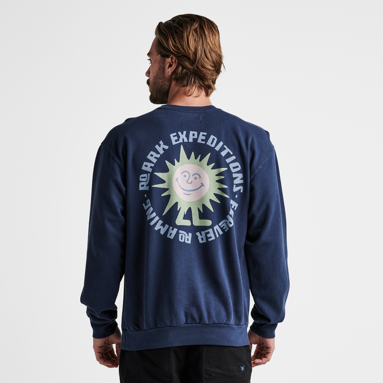 ROARK Expeditions Crew Sweatshirt - NANNAI BLUE - Sun Diego Boardshop