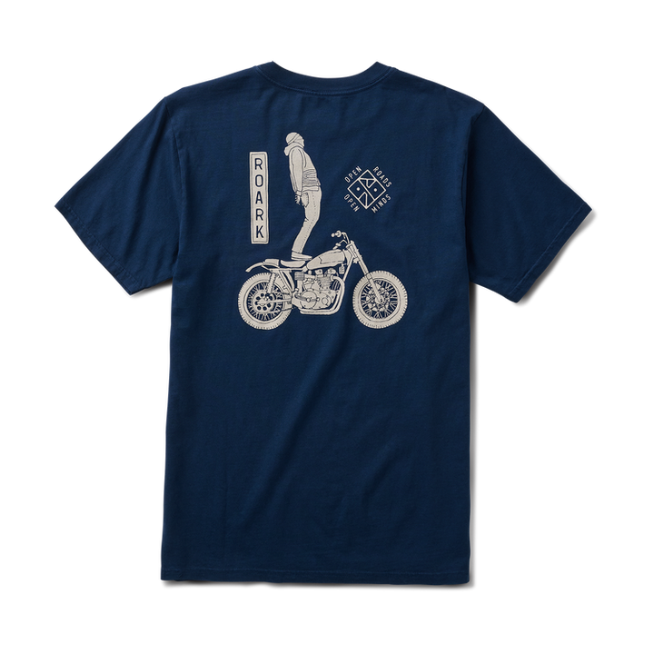 Roark Ghostrider Premium Tee - Navy - Sun Diego Boardshop