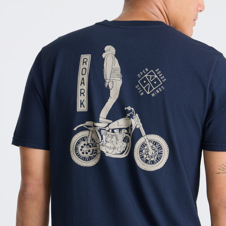Roark Ghostrider Premium Tee - Navy - Sun Diego Boardshop