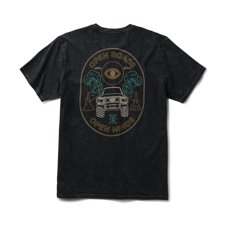 Roark Open Road Premium Tee - Black - Sun Diego Boardshop