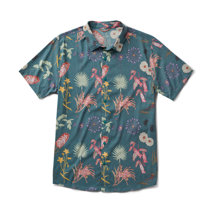 Roark Bless Up Breathable Stretch Shirt - Deep Sea - Sun Diego Boardshop