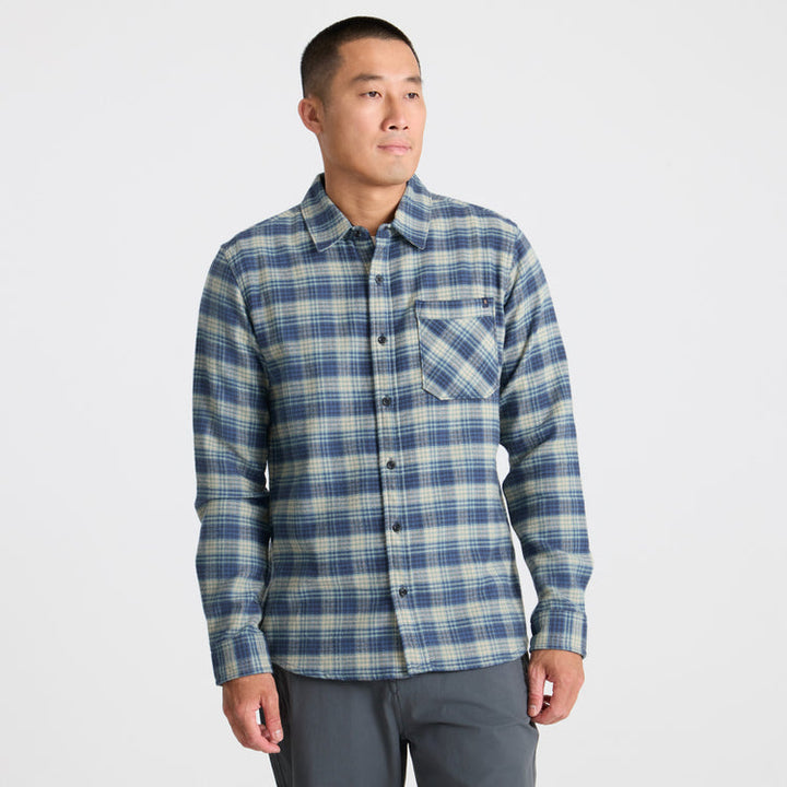 Roark Crossroads Organic Cotton Flannel - Deep Blue - Sun Diego Boardshop