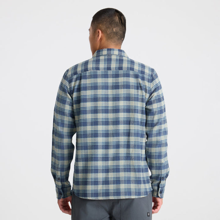 Roark Crossroads Organic Cotton Flannel - Deep Blue - Sun Diego Boardshop