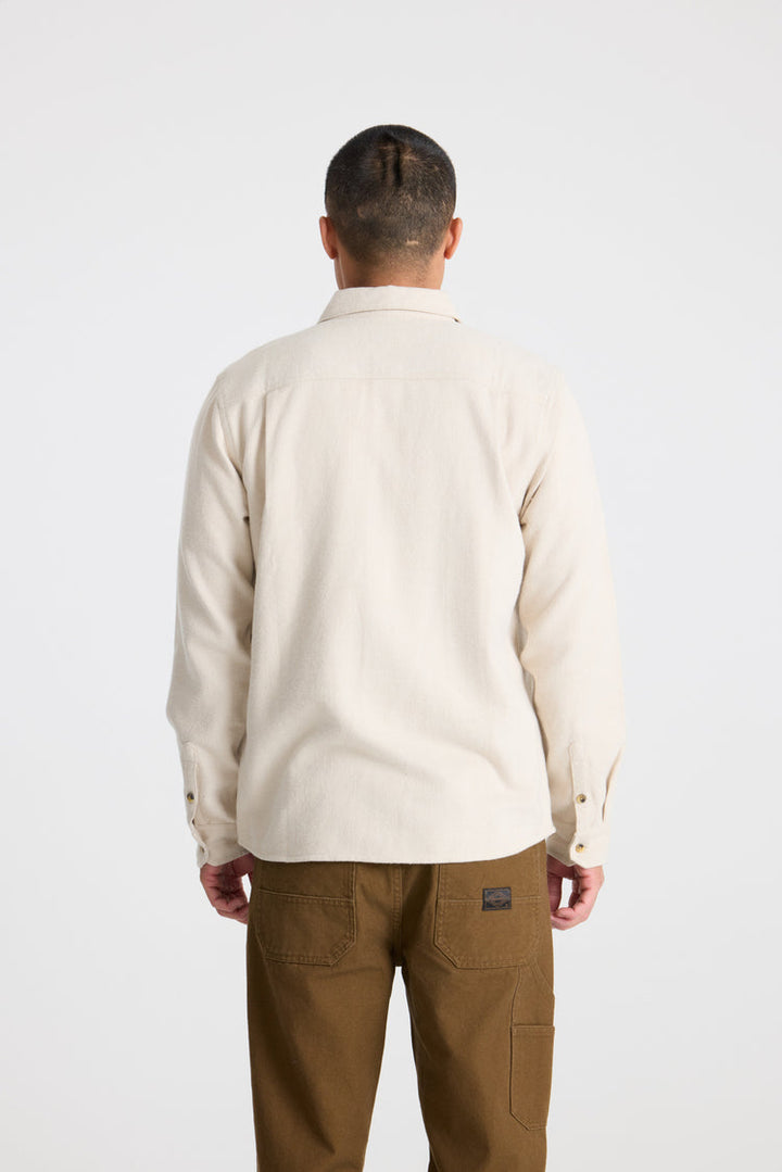 Roark Crossroads Organic Cotton Flannel - Fossil - Sun Diego Boardshop