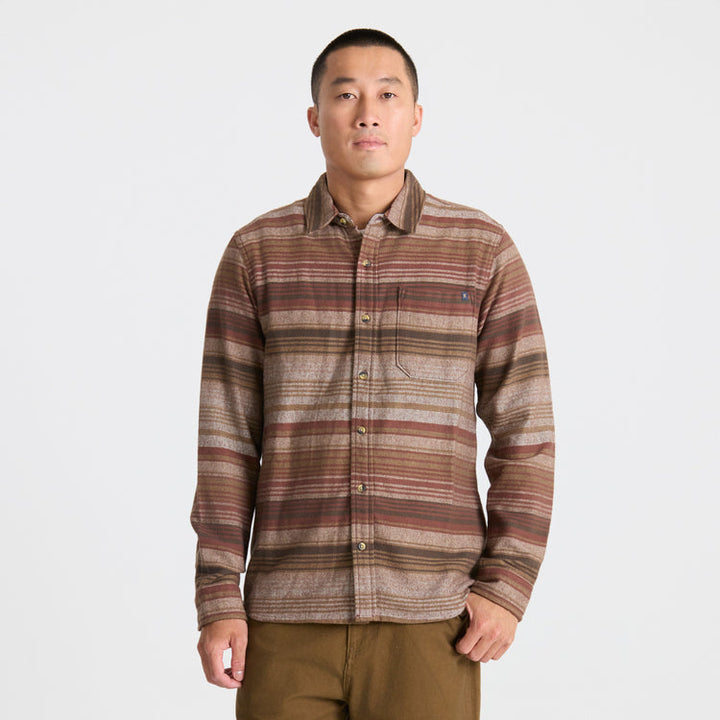 Roark Crossroads Organic Cotton Flannel - Red Clay - Sun Diego Boardshop