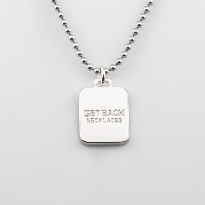 GETBACK SUPPLY RECTANGLE NECKLACE - AQUA/WHITE - Sun Diego Boardshop