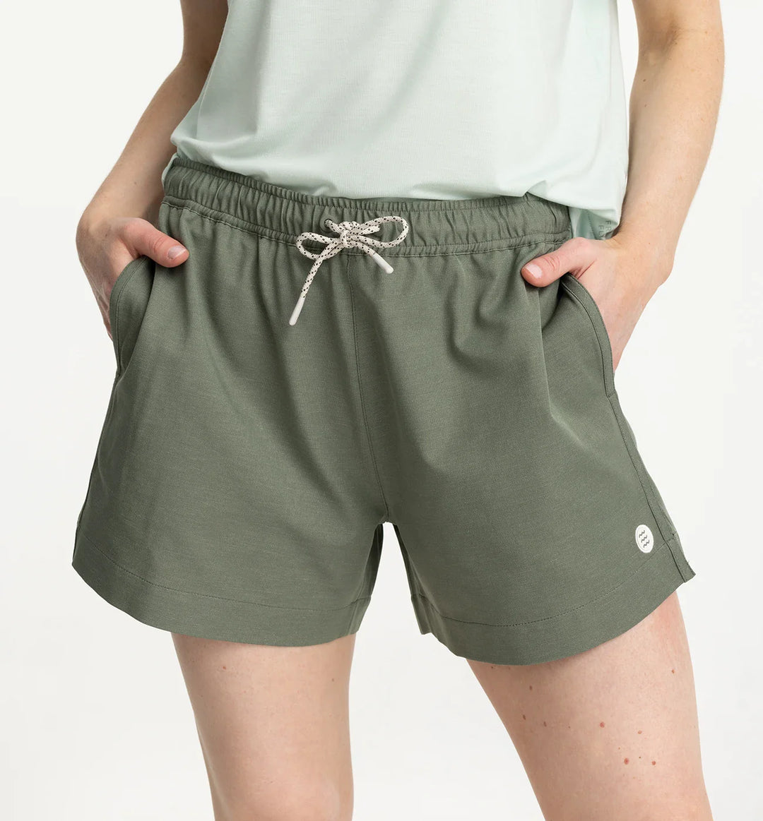 Free Fly Women's Reverb Short - AGAVE GREEN - Sun Diego Boardshop