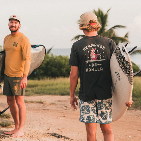 HOWLER BROS Ocean Offerings T-Shirt - ANTIQUE BLACK - Sun Diego Boardshop