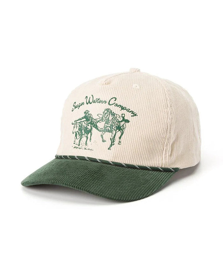 Seager Los Rios Corduroy Snapback - Natural Green - Sun Diego Boardshop