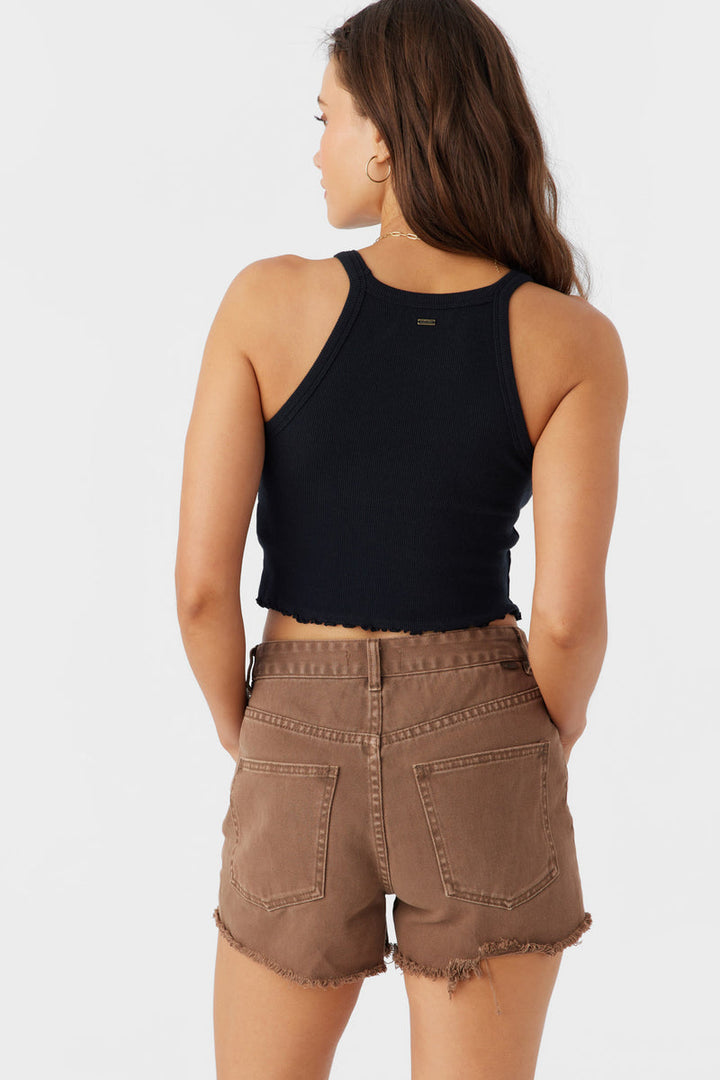 O`Neill ALYX RIB KNITTANK TOP - Black - Sun Diego Boardshop