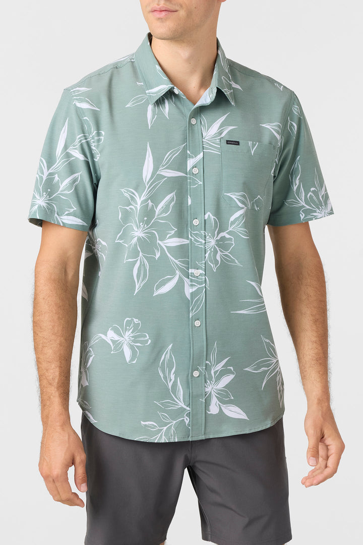 O`Neill Trvlr Upf Traverse Relaxed Fit Shirt - Sage - Sun Diego Boardshop