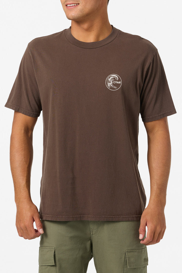O`Neill O'Riginals Circle Surfer Tee - Coffee - Sun Diego Boardshop