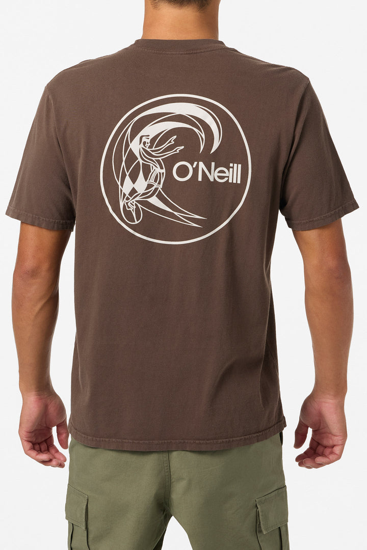 O`Neill O'Riginals Circle Surfer Tee - Coffee - Sun Diego Boardshop