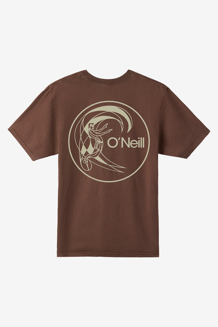 O`Neill O'Riginals Circle Surfer Tee - Coffee - Sun Diego Boardshop