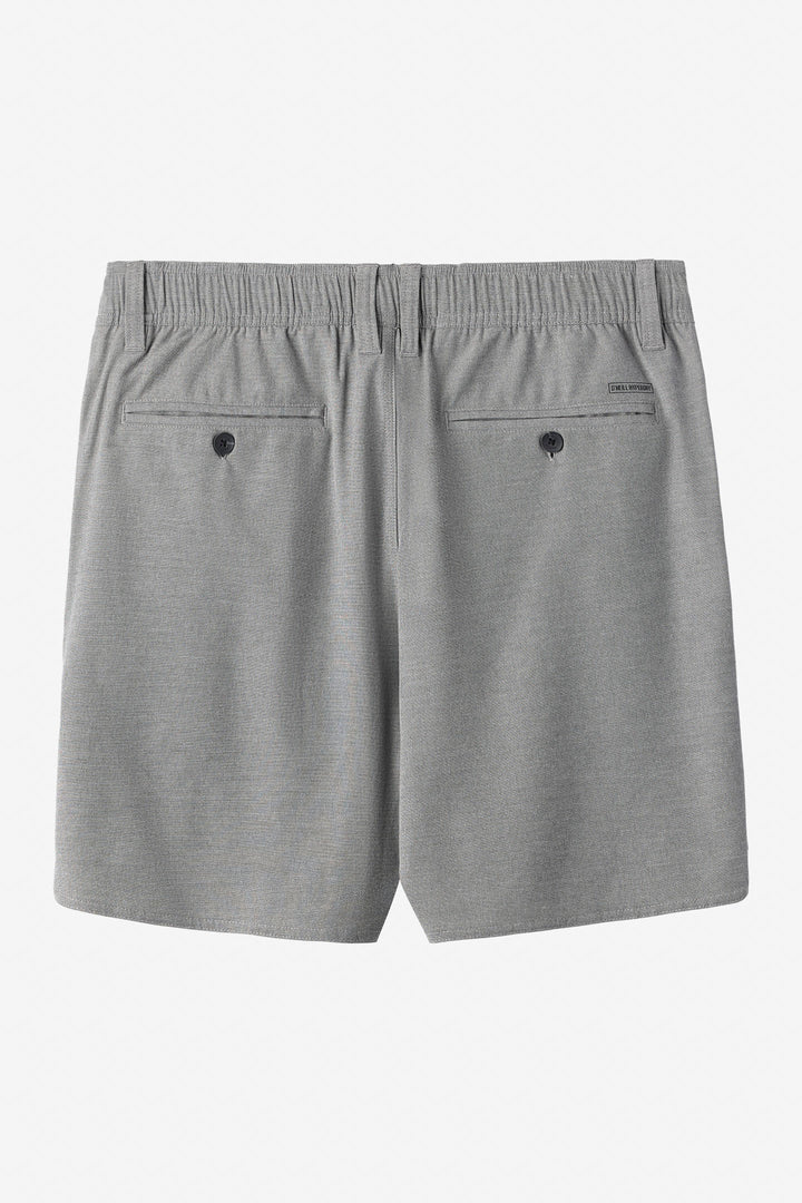 O'Neill RESERVE LIGHT CHECK 18" SCALLOP HYBRID SHORTS - GRAPHITE - Sun Diego Boardshop
