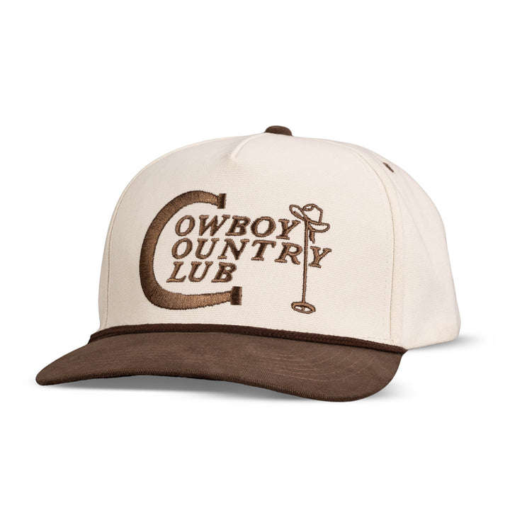 Sendero Cowboy Country Club Hat - CREAM/BROWN - Sun Diego Boardshop