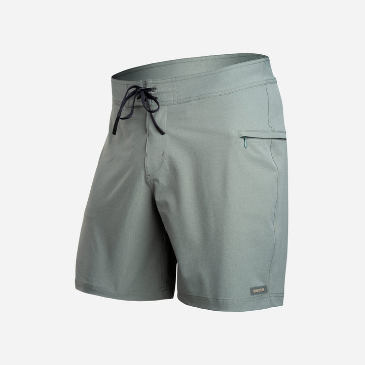 BN3TH Hightide 2N1 8" Boardshort - GREY - Sun Diego Boardshop