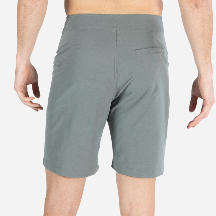 BN3TH Hightide 2N1 8" Boardshort - GREY - Sun Diego Boardshop