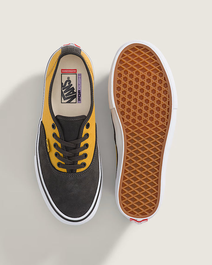 Vans Skate Authentic Shoe - Fade Black/Mustard - Sun Diego Boardshop