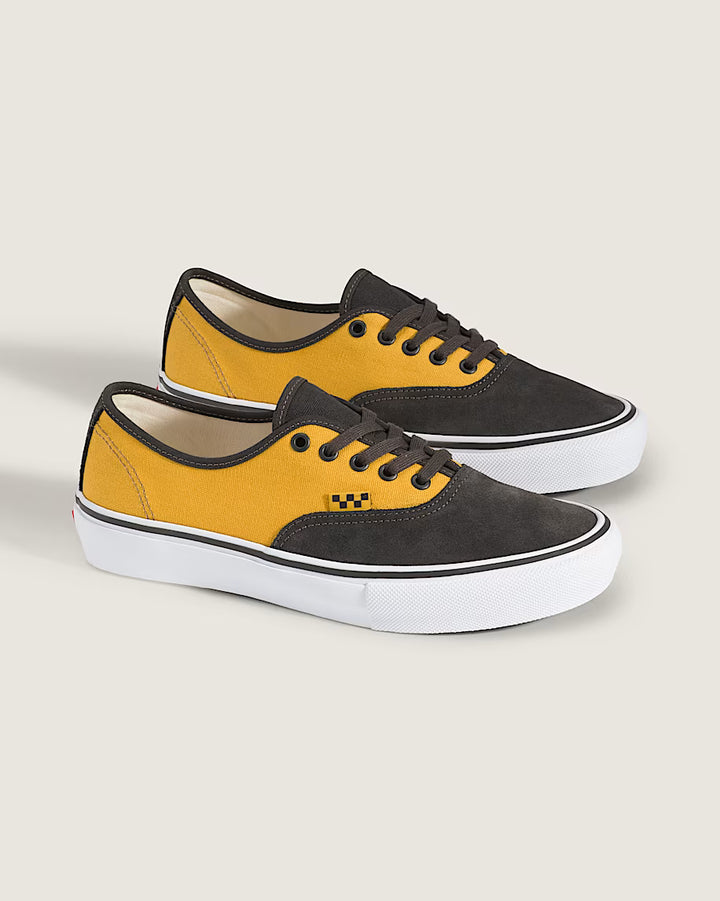 Vans Skate Authentic Shoe - Fade Black/Mustard - Sun Diego Boardshop
