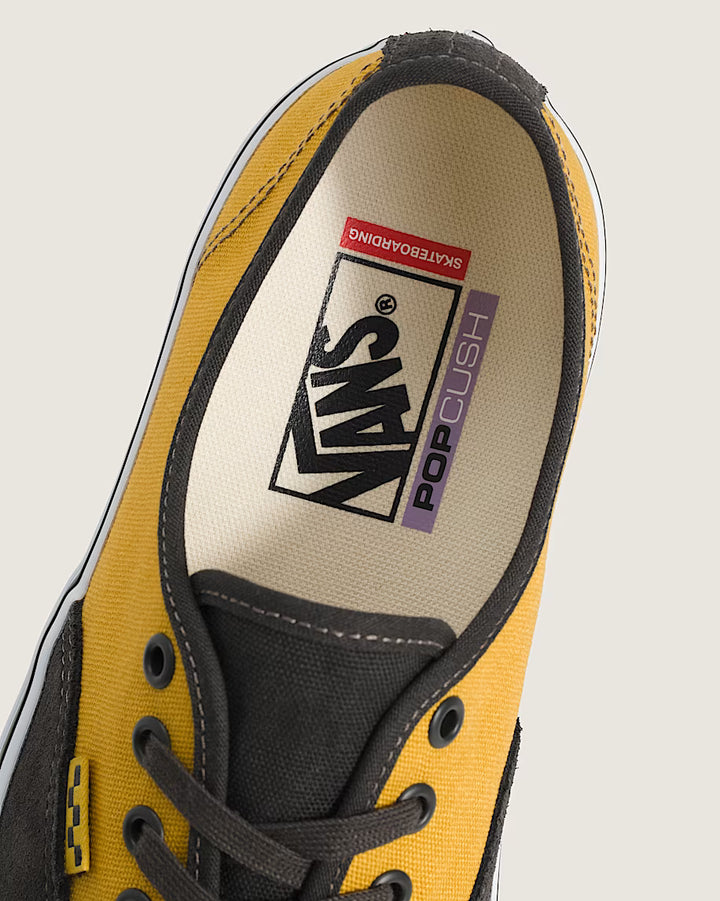 Vans Skate Authentic Shoe - Fade Black/Mustard - Sun Diego Boardshop