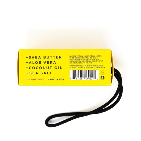 Byrd Activated Charcoal Soap on a Rope - YELLOW - Sun Diego Boardshop