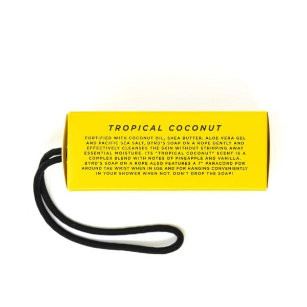 Byrd Activated Charcoal Soap on a Rope - YELLOW - Sun Diego Boardshop