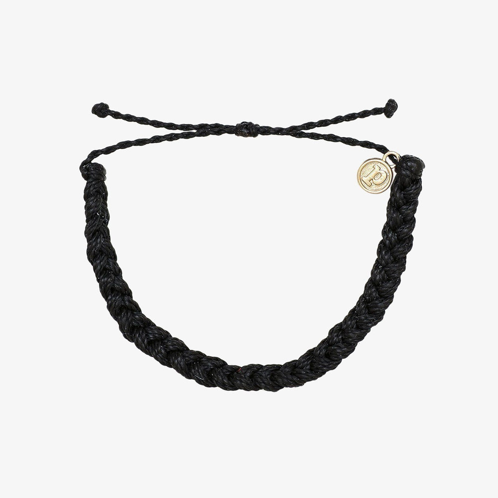 Pura Vida Braided Bracelet BLACK – Sun Diego Boardshop
