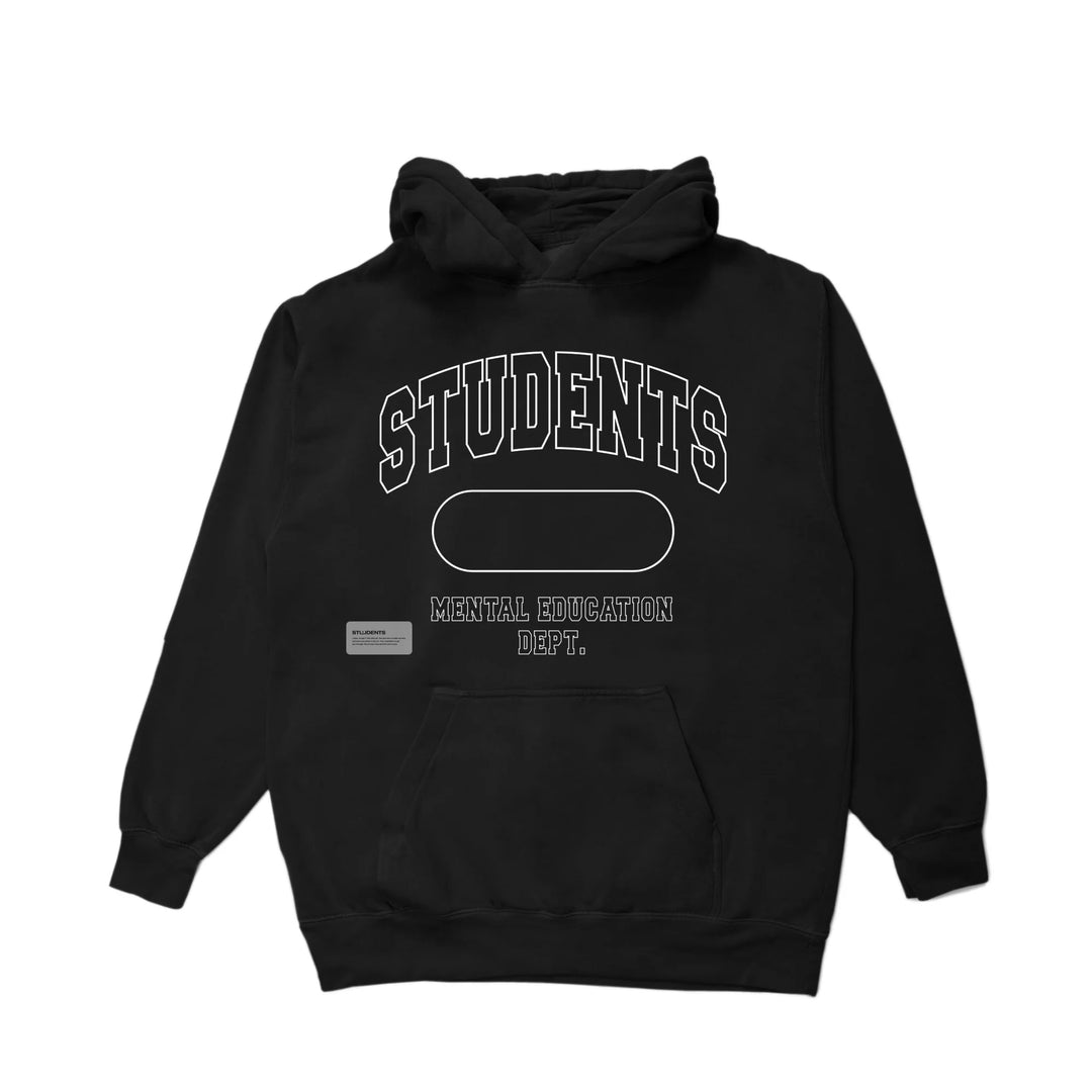 Students Mental Education Dept Pullover Hoodie - Black - Sun Diego Boardshop