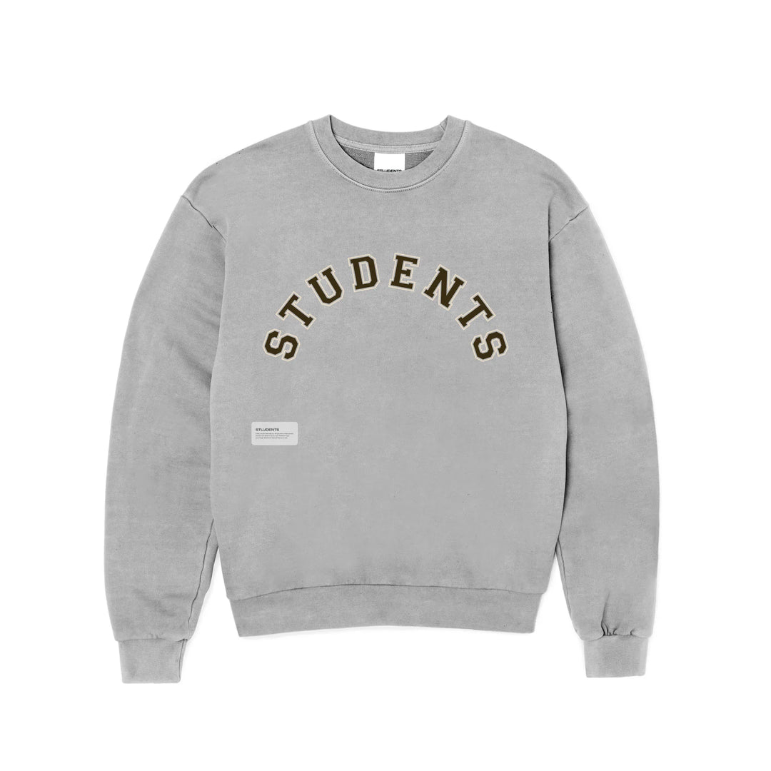 STUDENTS Academics Crew Sweater - athletic heather - Sun Diego Boardshop