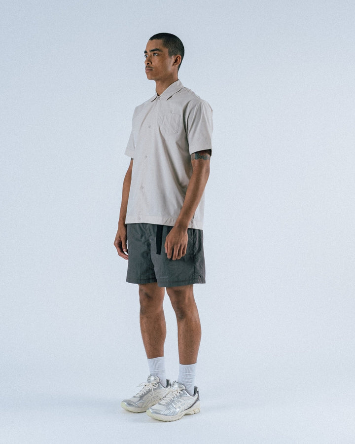 Students Golf Oxford Short Sleeve Poplin Button-Up Shirt - Desert - Sun Diego Boardshop