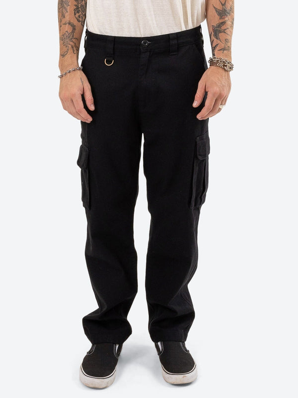 THRILLS Slacker Union Cargo Pant - BLACK - Sun Diego Boardshop