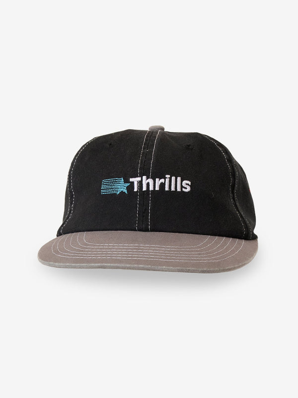 THRILLS Games Of 84 6 Panel Cap - BLACK/CLOUDBURST - Sun Diego Boardshop