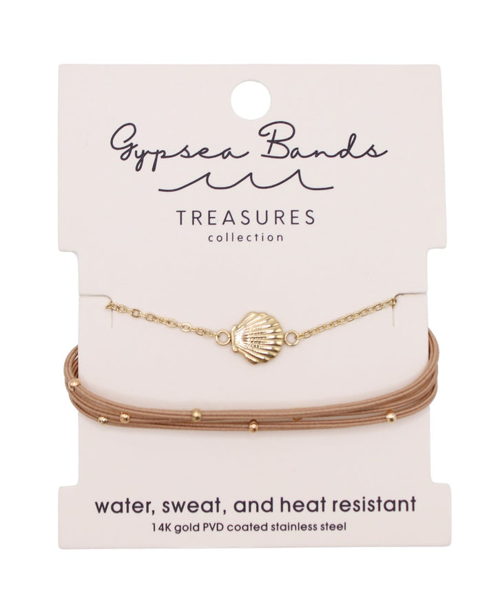 Gypsea Bands Treasures 14k Gold Sea Shell Bracelet Set - NA - Sun Diego Boardshop