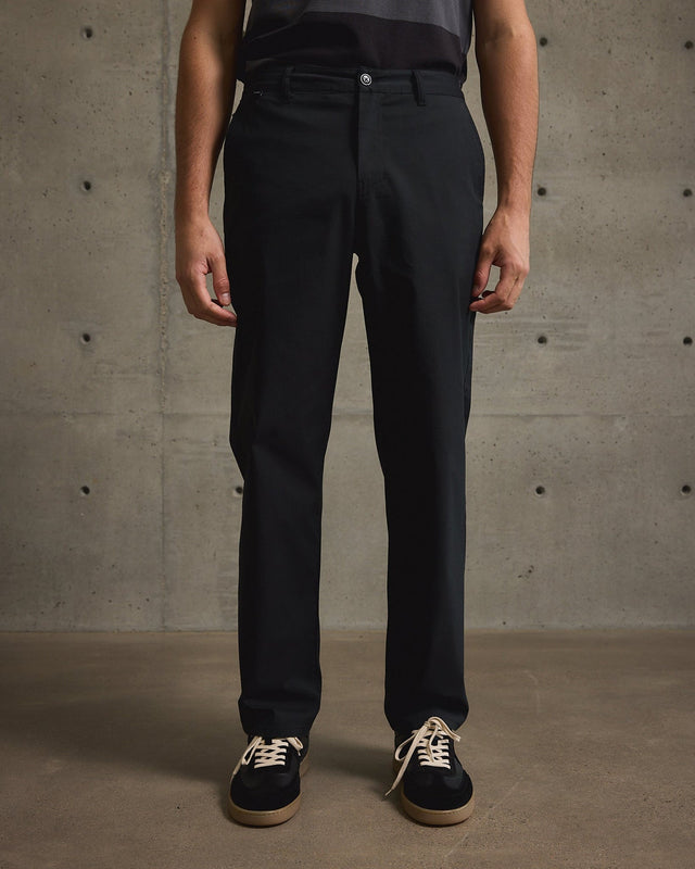 Tenore Twill Chino Pant - BLACK - Sun Diego Boardshop