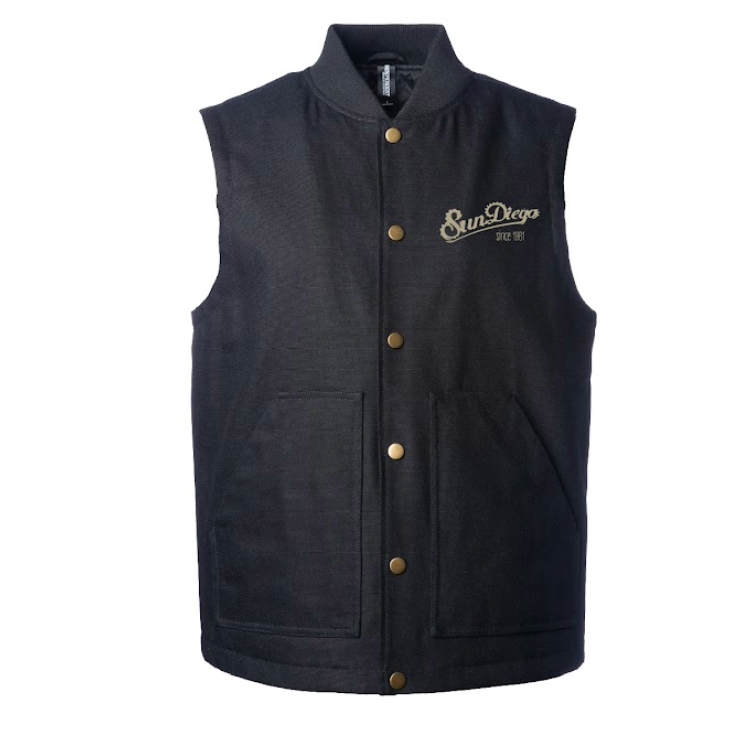 SunDiego Work Vest - BLACK - Sun Diego Boardshop