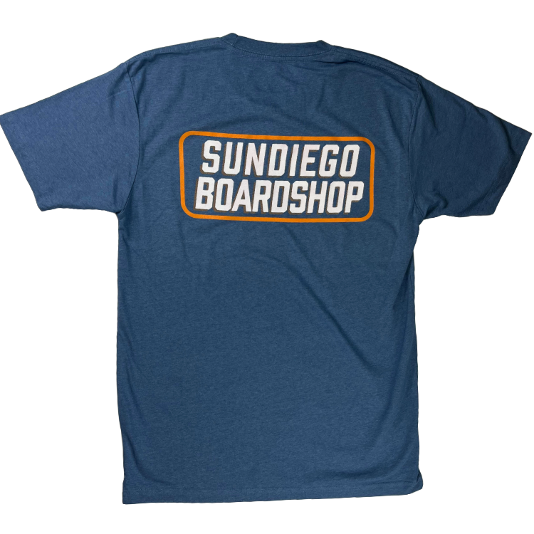 SunDiego SD BOARDSHOP T-Shirt - Slate Heather - Sun Diego Boardshop