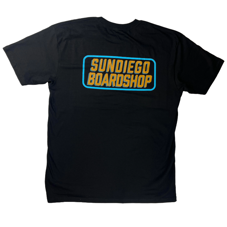 SunDiego SD BOARDSHOP T-Shirt - Black - Sun Diego Boardshop