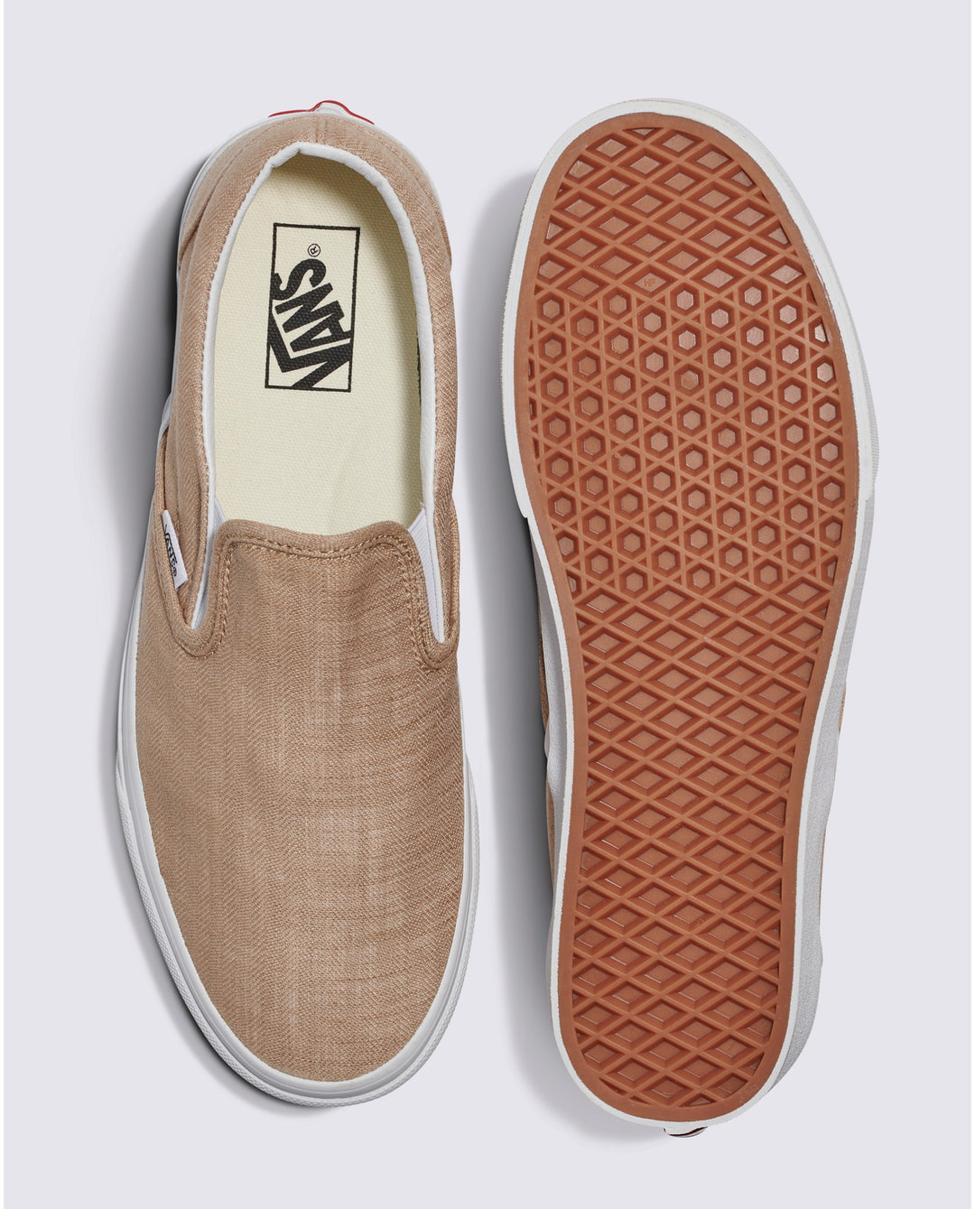 Vans Classic Slip-On Shoe - SUMMER LINEN INCENSE - Sun Diego Boardshop
