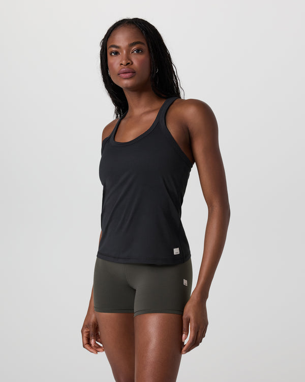 Vuori Lux Racerback Tank - Black - Sun Diego Boardshop