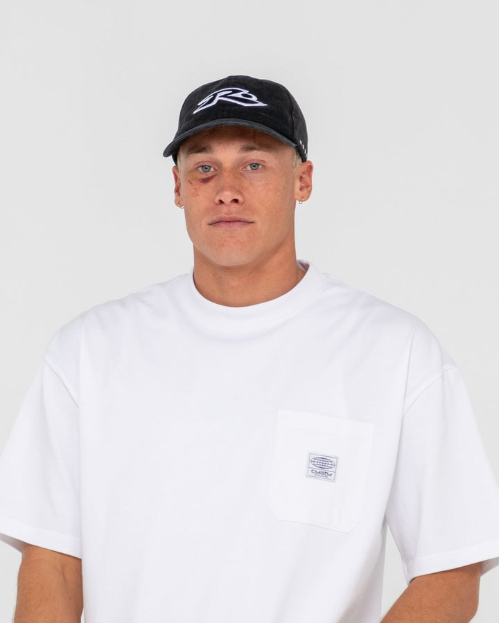 Rusty Signature Dad Cap - Black - Sun Diego Boardshop