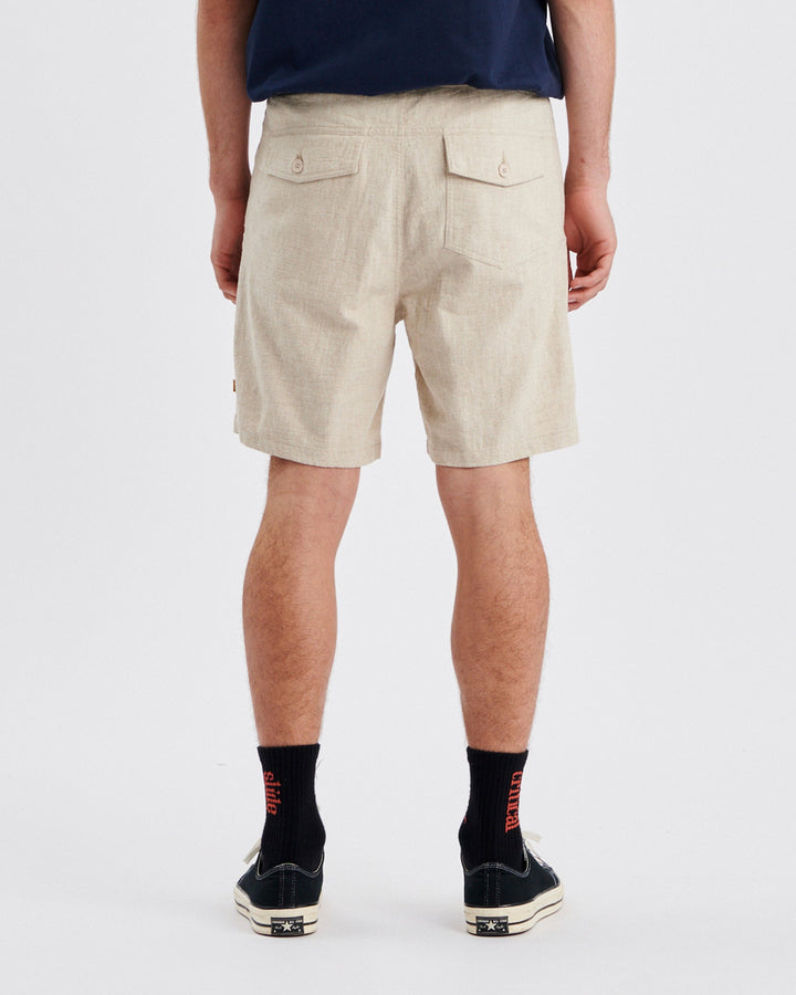 Critical Slide Cruiser Linen Short - Ecru - Sun Diego Boardshop