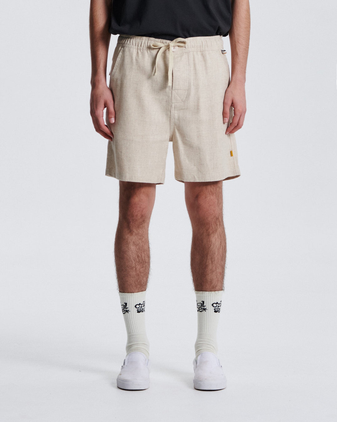Critical Slide Cruiser Linen Short - Ecru - Sun Diego Boardshop