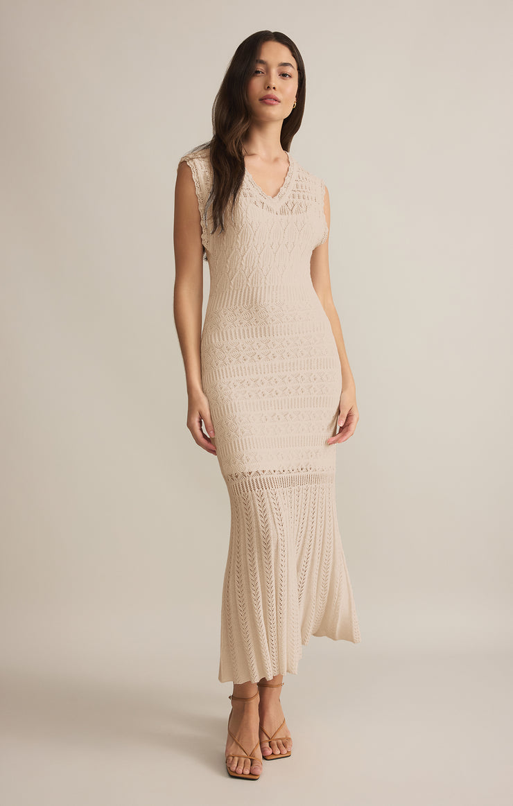 Z-Supply Marsella Crochet Midi Dress - SEA SALT | Sun Diego Sun Diego Boardshop Z-Supply Marsella Crochet Midi Dress - SEA SALT | Sun Diego Sun Diego Boardshop
