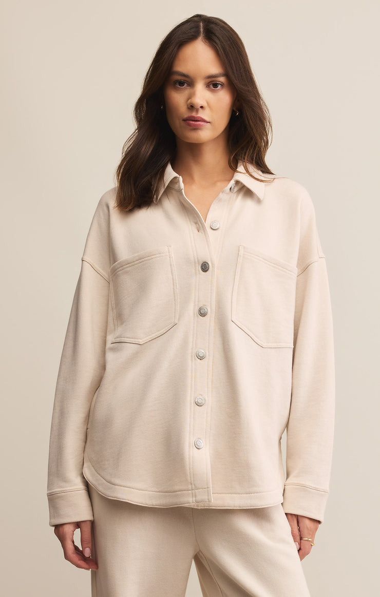digne summer jacket cream 美品 Z Supply All Day Cropped Denim Jacket-Off White – Adelaide's