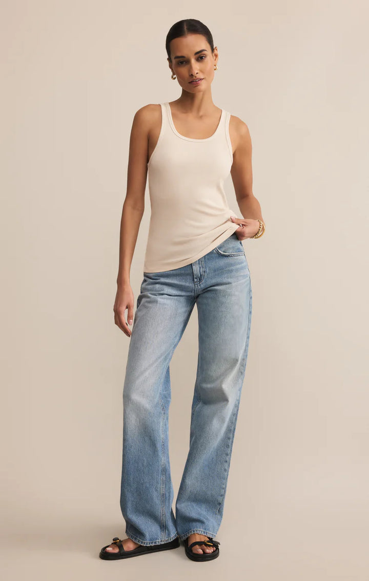 Z-Supply Classic Scoop Rib Tank - Crystal - Sun Diego Boardshop